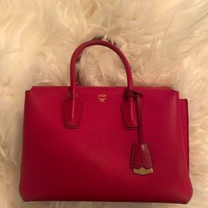 MCM Milla Medium Purse in Coveted Cherry Red
